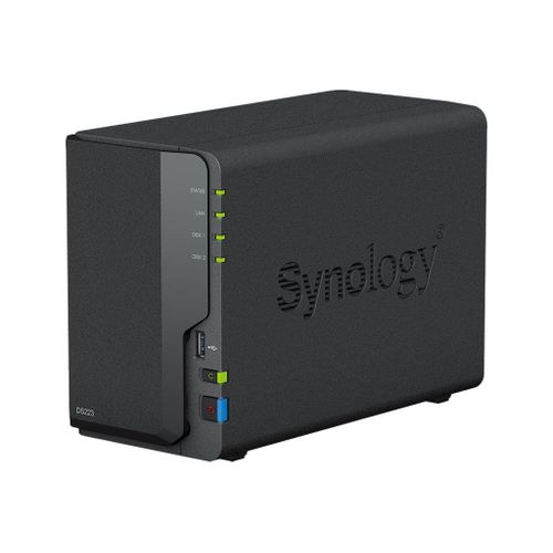 Synology Disk Station DS223 - Serveur NAS - 2 Baies - SATA 6Gb/s - RAID 0, 1, JBOD - RAM 2 Go - Gigabit Ethernet - iSCSI support