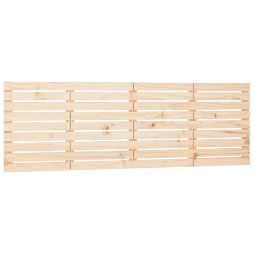 vidaXL Tête de lit murale 206x3x63 cm Bois massif de pin