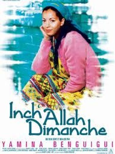 Inch'allah Dimanche - Affiche De Cinéma - 120 X 160 Cm