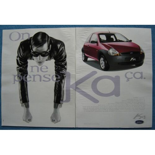 Publicité Papier - Voiture Ford Ka De 1996