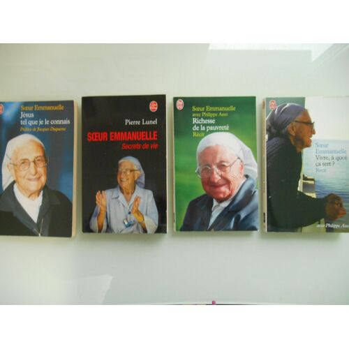 Soeur Emmanuelle Lot De 4 Livres De Poche