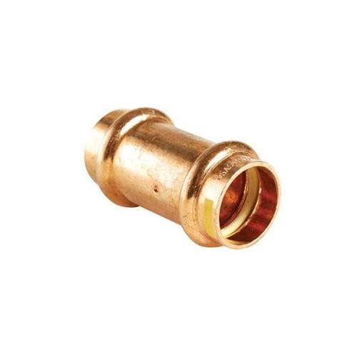 Manchon cuivre a sertir gaz egal double femelle Tube cuivre Ø22