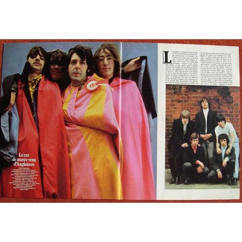 Paris Match N°1733, Coupure De Presse: Les Beatles, Les Rolling Stones