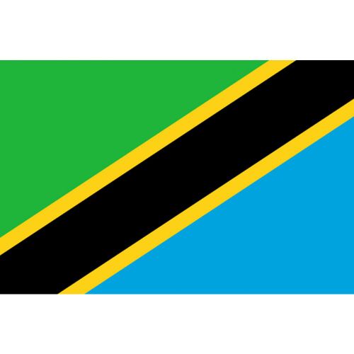 Drapeau Tanzanie (5 X 3.3 Cm) - Sticker/Autocollant