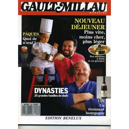 Gaultmillau  N° 228 : Nouveau Dejeuner Plus Vite Moins Cher Plus Leger, Dynasties 25 Grandes Familles De Chefs