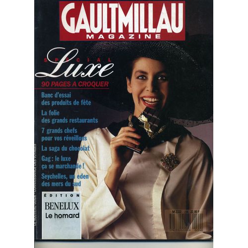 Gaultmillau  N° 224 : Spécial Luxe, 90 Pages A Croquer