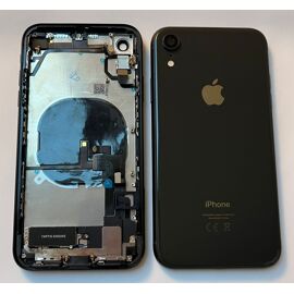 Chassis Complet Coque Arriere Pour Iphone Xr Noir + Colle