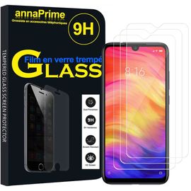 Lot / Pack De 3 Films Verre Trempé Pour Xiaomi Redmi Note 7/ Redmi Note 7 Pro 6.3"" Protection D'écran