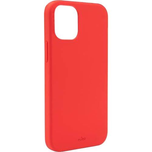 Coque Silicone Icon Rouge Pour Iphone 12 Mini Puro