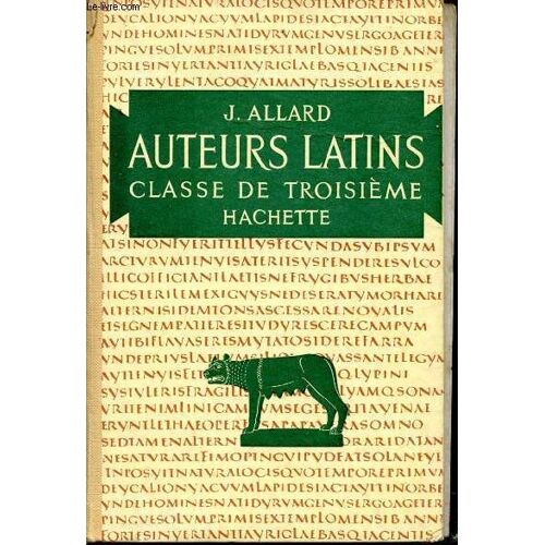 Auteurs Latins. Classe De Troisième