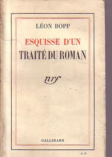Esquisse D'un Traite Du Roman