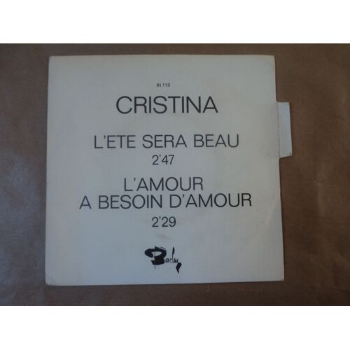 L Ete Sera Beau / L Amour A Besoin D Amour