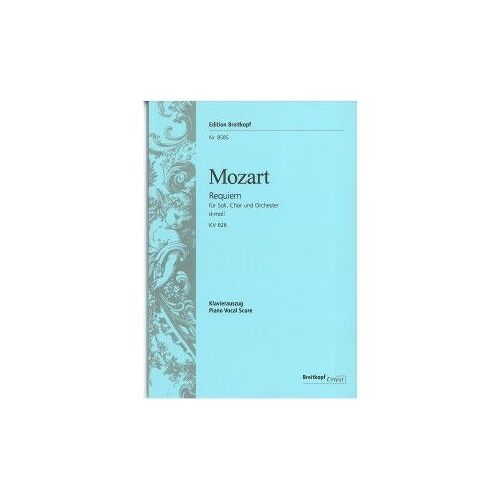 Requiem D-Moll Kv 626, Piano Et Chant