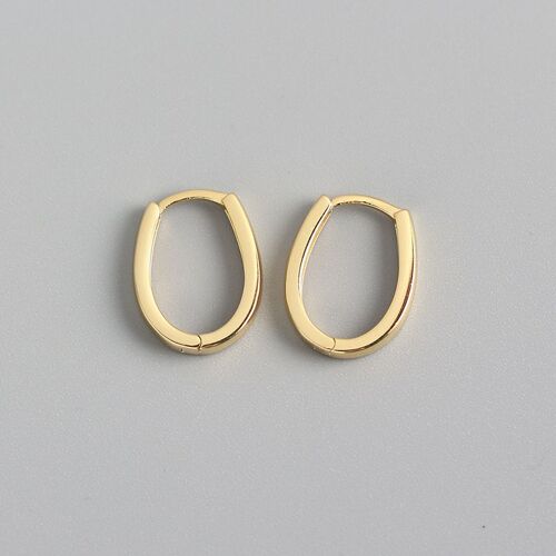 Xiyanike-Boucles D'oreilles Elassressentien Argent Pour Femme, Bijoux Géométriques, Prévenir Les Allergiques, Ix, Mode, Tempérament, All-Match