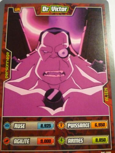 Carte A Jouer Ben 10 Alien 85/110 Dr Victor