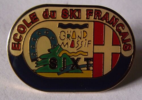 Pin's École De Ski Français Grand Massif Sixt