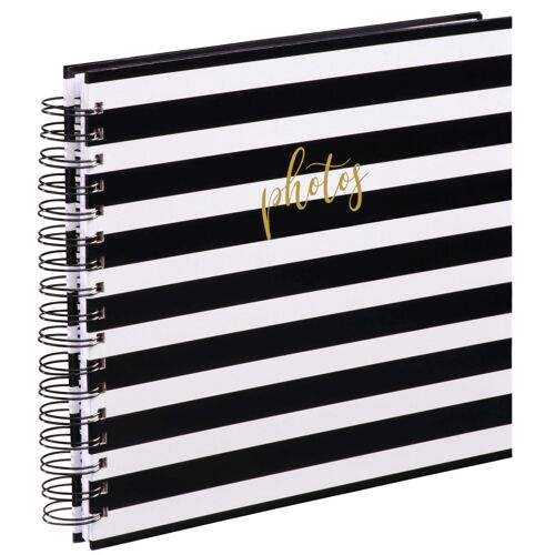 Album à spirale "Blocks", 28 x 24 cm, 50 pages blanches