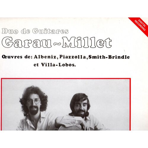 Duo De Guitares Garau-Millet Rare 33t. Enregistré À Bordeaux (Astor Piazzola, Albeniz, Villa Lobos, Smith Brindle)