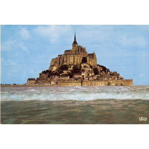 Images De France, La Manche, Nle Mont Saint Michel À Marée Haute