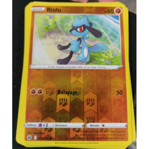 Pokemon Riolu 071 / 159 Reverse Zenith Supreme