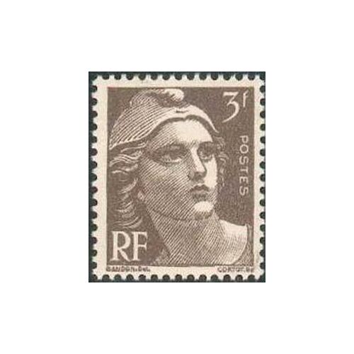 Timbre France 1945 Oblitéré - Marianne De Gandon - 3f Yt715