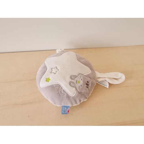 Doudou Rond Étoile Chat Sucre D'orge