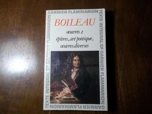Oeuvres 2 Epitres, Art Poetique, Oeuvres Diverses - Boileau - 1969