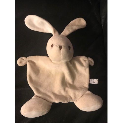 Doudou Plat Lapin Blanc Et Crème Kaloo 17-25cm