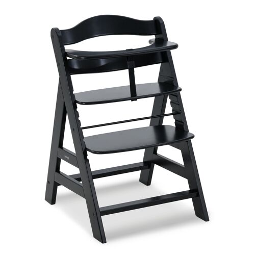 Chaise Haute Évolutive Alpha+ 2 En 1 Noir - Hauck