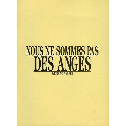 Nous Ne Sommes Pas Des Anges -Dossier De Presse Neil Jordan, Robert De Niro, Sean Penn