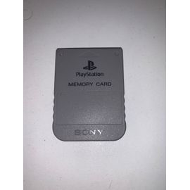 Carte Mémoire Grise -  Playstation 1 Ps1 - Memory Card
