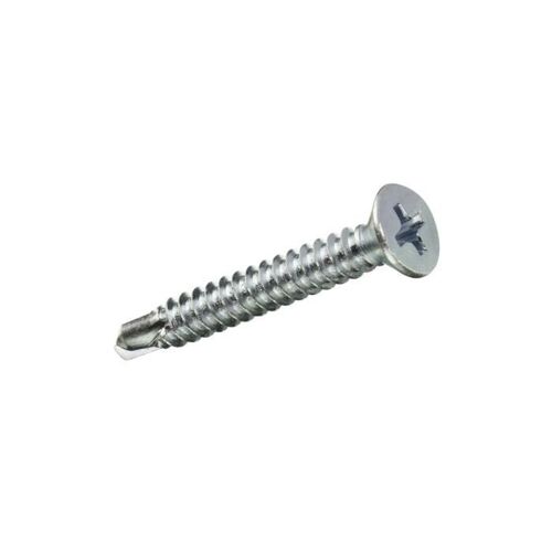 GENERIQUE - Boîte S 10 Unités. Vis Filetee Tole Cp Autot. Zinc 4.8x32mm Fadix