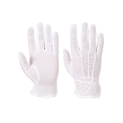 null - Gant Microdot couleur : Blanc taille L - PORTWEST
