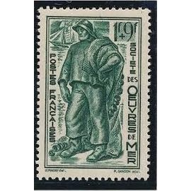 Au Profit Des Oeuvres De Mer : Marin Année 1941 N° 504 Yvert Et Tellier Luxe