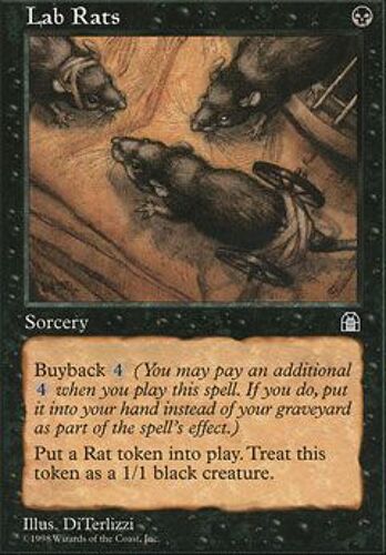 Rats De Laboratoire ( Lab Rats ) - Magic Mtg - Forteresse Vf E 61 - C