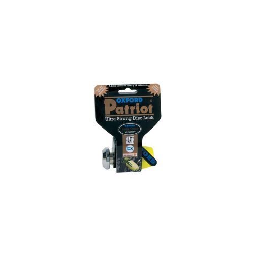Oxford - Antivol Moto Bloque Disque Patriot 14mm Art4 Jaune