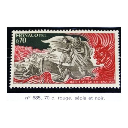 Timbre Monaco Neuf N 685 70c