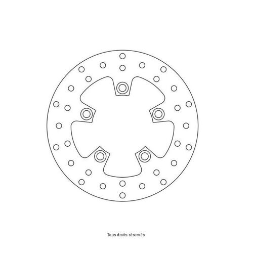 Sifam - Disque De Frein Pour Moto/Quad/Scooter Compatible Suzuki 220x110x89,5 Nbtrou5xø10,5 Ep5