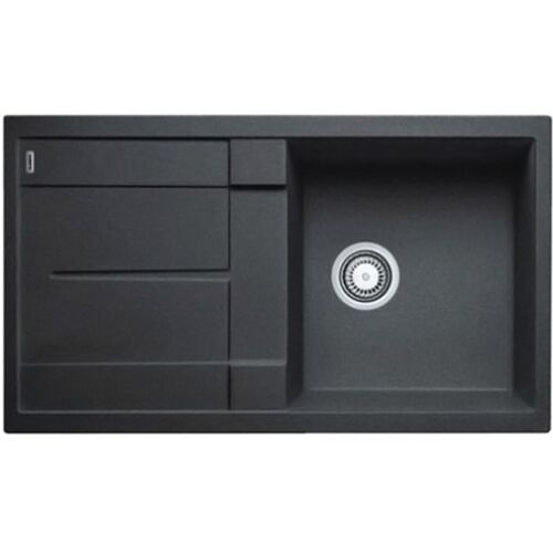 Evier granit Silgranit Metra 5-S 1 cuve + 1 égouttoir anthracite 513221