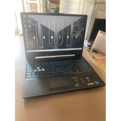 ASUS TUF F15 TUF566HE 15.6" FHD 144HZ INTEL CORE I7-11800H - 2.3 Ghz - Ram 16 Go - SSD 512 Go - GEFORCE RTX 3050 TI TGP 140W NOIR