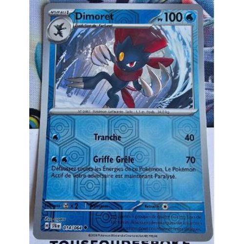 Pokémon 014 / 064 Dimoret Reverse Fable Nébuleuse Ev6.5
