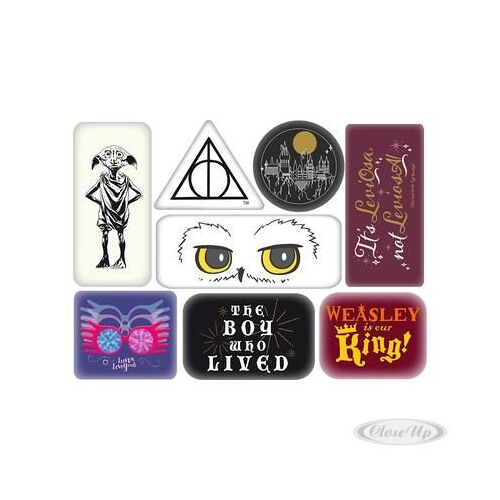 Set de 8 Aimants Harry Potter - Personnages