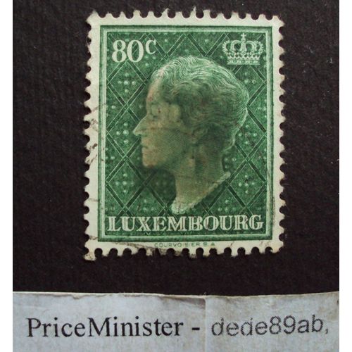 Luxembourg...80c Vert..Oblitéré.