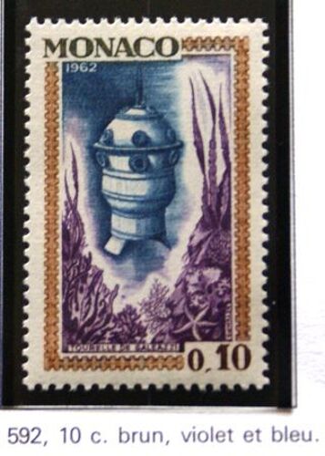 Timbre Monaco Neuf N 592 10c