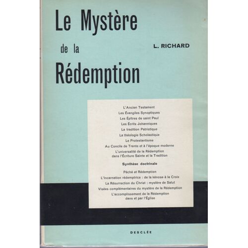 Le Mystere De La Redemption