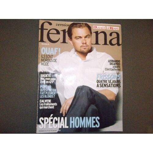 Femina N° 510 Du 9 Au 15 Janvier 2012 - Leonardo Dicaprio Special Hommes