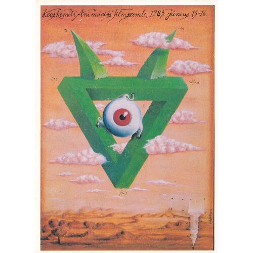 Carte Festival De Cinéma D'animation De Kecskemeti 1985 Hongrie