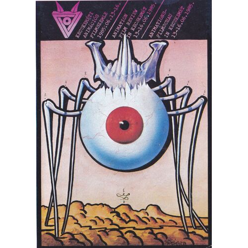 Carte Festival De Cinéma D'animation De Kecskemeti 1985 Hongrie