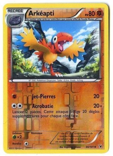 Arkéapti (66/101) - Pokemon Noir Et Blanc Nobles Victoires