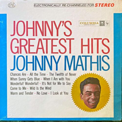 Cd Johnny Mathis " Johnny Greatest Hits " Cbs Select 12 Titres P 1990 Cbs Buk 50011 Inclus Chance Are , The Twelfth Of Never ,Wonderful Wonderful ,Misty ,...